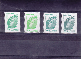 Y&T  N° 4593 à 4596 ** - Unused Stamps