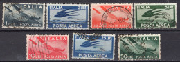 Y6063 - ITALIA AEREA Ss N°126/32 - ITALIE AERIENNE Yv N°113/18+120 - Poste Aérienne