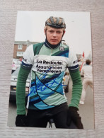 Signé Photo Originale Cyclisme Cycling Ciclismo Ciclista Wielrennen Radfahren ARVID OLSEN JACK (La Redoute 1986) - Radsport