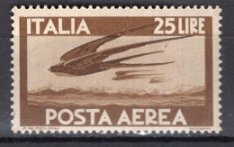 Y6110 - ITALIA AEREA Ss N°133 - ITALIE AERIENNE Yv N°119 ** - Poste Aérienne