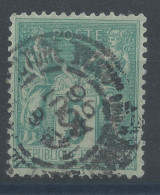 Lot N°83309   N°75, Oblitéré Cachet à Date De MARSEILLE PL. DE LA PREFECTURE " Bches Du RHONE " - 1876-1898 Sage (Tipo II)