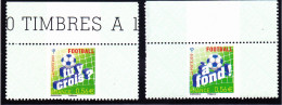 Y&T RP N°1 Timbre "Réponse Payée" En Recto Verso Le Lot De Deux Timbres Recto Verso - Unused Stamps