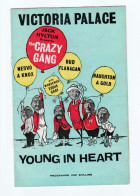 Brochure Victoria Palace Young In Heart Programme One Shilling 1960 - Dépliants Turistici