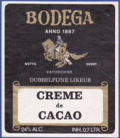 BODEGA - CREME DE CACAO-|- Dubbelfijne Likeur - Alcohols & Spirits