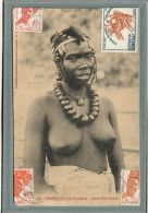 CPA - GUINEE FRANÇAISE - MAMOU - Mots Clés: Bijoux Africain, Ethnographie, Jeune Fille Foulah, Seins Nus - Französisch-Guinea