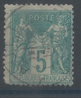 Lot N°83311   N°75, Oblitéré Cachet à Date De AULT " SOMME" - 1876-1898 Sage (Type II)