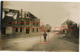 02 Aisne / Carte Photo Allemande / " Hotel " Saint-Erme-Outre-et-Ramecourt 52.ID /  WWI 14-18 - Altri & Non Classificati