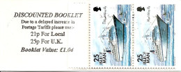 MAN, ISLE OF, 1997, Booklet 45a, Ships, £ 1.04, Imprint - Man (Ile De)