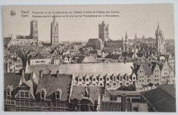 CPA Non Circulée - BELGIQUE - GAND, PANORAMA VU DE LA PLATE-FORME DU CHÁTELET D'ENTRÉE DU CHÁTEAU DES COMTES - Gent