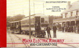 MAN, ISLE OF, 1993, Booklet 34, Electric Railway, Michel 21 - Man (Insel)