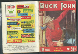 Bd " Buck John   " Bimensuel N° 140  "   La Piste De La Trahison     , DL  N° 40  1954 - BE-   BUC 1003 - Kleinformat