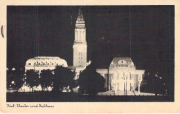 Kiel - Theater Und Rathaus Gel.1943 Feldpost Dienstsiegel - Kiel