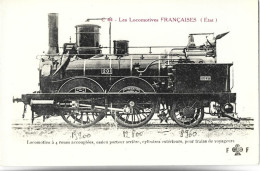 TRAIN - LES LOCOMOTIVES FRANCAISES (Etat) - Locomotive à 4 Roues Accouplées - Trenes