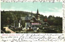 ZURICH, HOTEL, ARCHITECTURE, PARK, SWITZERLAND, POSTCARD - Zürich