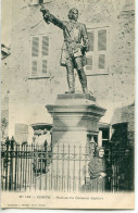 -2B- CORSE  -  CORTE - Statue Du General  Gaffori       Collection J.Moretti,Corte - Corte