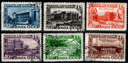 1950  USSR  CCCP  Mi 1432-37  Used - Usados