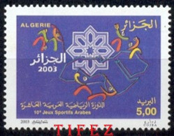 Année 2002-N°1337 Neuf**MNH : 10e Jeux Sportifs Arabes - Algerien (1962-...)