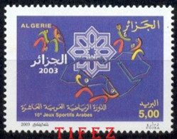 Année 2002-N°1337 Neuf**MNH : 10e Jeux Sportifs Arabes - Algérie (1962-...)