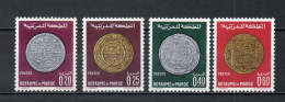 MAROC N°  578 à 581     NEUFS SANS CHARNIERE  COTE 6.50€    MONNAIE - Maroc (1956-...)