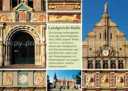 73214683 Halle Saale Landgericht Historisches Gebaeude Chronik Halle Saale - Halle (Saale)