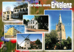 73214669 Erkelenz Teilansichten Windmuehle Kirche Erkelenz - Erkelenz