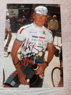 Signé Photo Originale Cyclisme Cycling Ciclismo Ciclista Wielrennen Radfahren HORNER CHRIS (La Française Des Jeux 1997) - Cycling