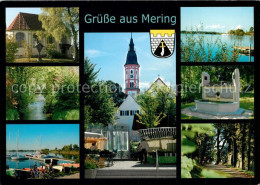 73214647 Mering Kapelle Waldpartie Bootsanleger Brunnen Kirche Mering - Sonstige & Ohne Zuordnung