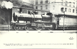 TRAIN - LES LOCOMOTIVES FRANCAISES (Etat) - Machine N° 220-503 - Trenes