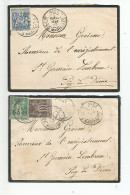 TYPE SAGE - Lettre Cachet NICE - Année 1890 - 1876-1898 Sage (Type II)