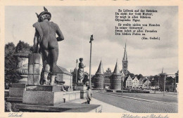 Lübeck - Holstentor Mit Petrikirche Gel.1939 - Luebeck