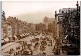 LOUVAIN. -  LEUVEN.  -  Vieux Marché.     .     Non Circulé.     Véritable Photo. Un Peu Jaunie - Leuven