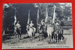 HAREN - BRUXELLES  -  Stoet Ste Elisabeth : Vlaggen Van Warburg, Hongarië, Beieren, Braband En Hesse - Festivals, Events