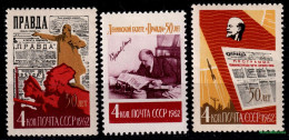 1962 USSR  CCCP  Mi 2596-98  MNH/** - Unused Stamps