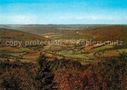 73214540 Riedenberg Rhoen Panorama Blick Vom Berghaus Rhoen Sinntal Autobahnbrue - Autres & Non Classés