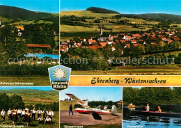 73214529 Wuestensachsen Freibad Volkstanzgruppe Wasserkuppe Segelflugzeug Paddel - Altri & Non Classificati
