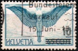 SUISSE ,SCHWEIZ,1938, MI 320, FLUGPOSTAUSGABE 189 MIT ÜBERDRUCK, GESTEMPELT, OBLITERE - Used Stamps