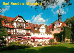 73214381 Bad Sooden-Allendorf Blick Zum Soeder Tor Gaststaette Gartenterrasse Ba - Bad Sooden-Allendorf