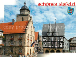 73214375 Alsfeld Historischer Marktplatz Rathaus Weinhaus Bueckingsche Haus Alsf - Alsfeld