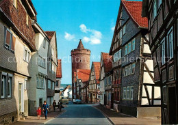 73214371 Alsfeld Hintere Fuldagasse Blick Auf Leonhardsturm Alsfeld - Alsfeld