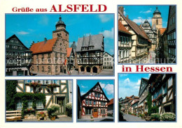 73214370 Alsfeld Markt Rathaus Fachwerkhaeuser Altstadt Historische Gebaeude Als - Alsfeld