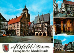 73214366 Alsfeld Europaeische Modellstadt Markt Rathaus Altstadt Fachwerkhaeuser - Alsfeld