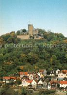 73214352 Biedenkopf Blick Zum Schloss Cafe Restaurant Schlossterrasse Biedenkopf - Biedenkopf