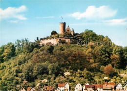 73214351 Biedenkopf Blick Zum Schloss Cafe Restaurant Schlossterrasse Biedenkopf - Biedenkopf