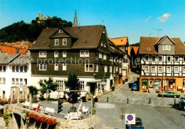 73214348 Biedenkopf Innenstadt Luftkurort Marktplatz Blick Zum Schloss Biedenkop - Biedenkopf