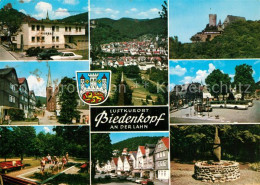 73214345 Biedenkopf Kurbad Ortsmotiv Mit Kirche Wassertreten Burg Turm Brunnen B - Biedenkopf