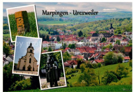 73214319 Urexweiler Marpingen Gedenkstein Kirche Brunnen Ortsansicht Mit Kirche  - Autres & Non Classés