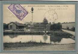 CPA - (28) BERCHERES-les-PIERRES - Thème: EOLIENNE - Lavoir - Mare - Pompe élévatoire - 1914 - Other & Unclassified