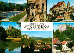 73214292 Streitberg Oberfranken Freibad Hoehle Burg Neideck Streitburg Um 1500 L - Sonstige & Ohne Zuordnung