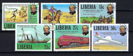 LIBERIA Komplettsatz Mi-Nr. 1098 - 1103 - 100. Todestag Sir Rowland Hill Gestempelt - Siehe Bild - Liberia