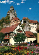 73214278 Tuechersfeld Ortsmotiv Mit Felsen Felsendorf Fraenkische Schweiz Tueche - Pottenstein